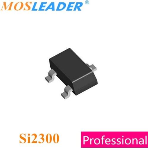 Mosleader Si2300 SOT23 3000PCS Si2300DS Si2300DS-T1-GE3 20V 30V 3A 3.6A Made in China High quality
