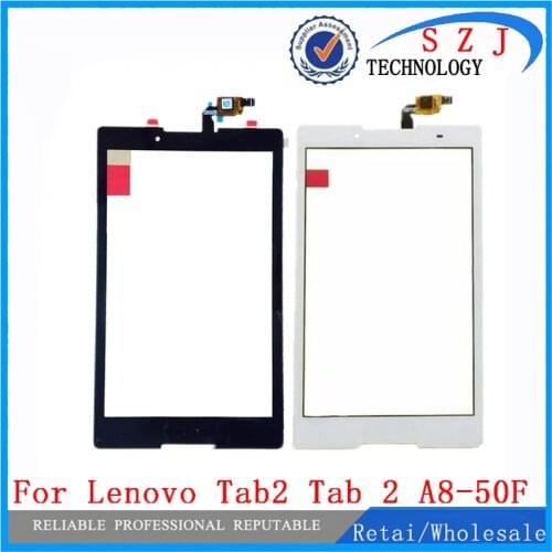 New 8'' inch For Lenovo Tab2 Tab 2 A8-50F A8-50 F/LC Touch Screen Panel Digitizer Black and White color free shipping