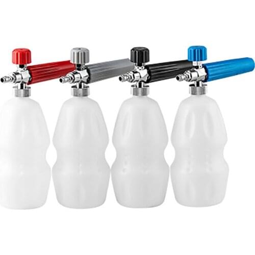 Adjustble Nozzle High Pressure Car Wash Household Foam Watering Can 1/4 Quick-connect PA Kettle for Cleaning Machine