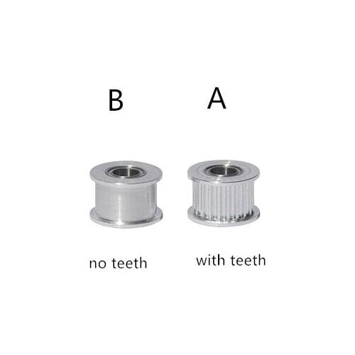 LINK CNC 24 Teeth 3M Idler Pulley Tensioner Bore 8mm with Bearing Guide Regulating synchronous HTD3M pulley 24T 24teeth