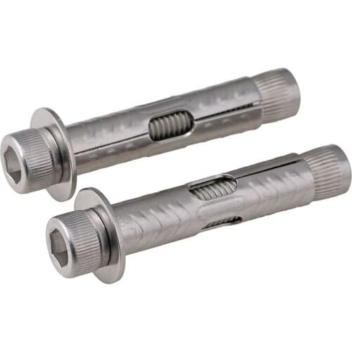 304 Stainless Steel Internal Expansion Screw Internal Expansion Bolt Internal Explosion Hexagon Expansion M6M8M10M12 5PCS