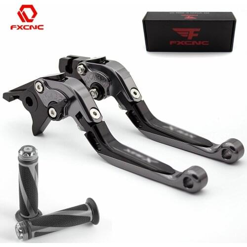 Logo Ninja For Kawasaki NINJA 650R ER6F ER-6N ER6N 2006-2008 CNC Folding Extendable Motorcycle Brake Clutch Lever + Handle Grips