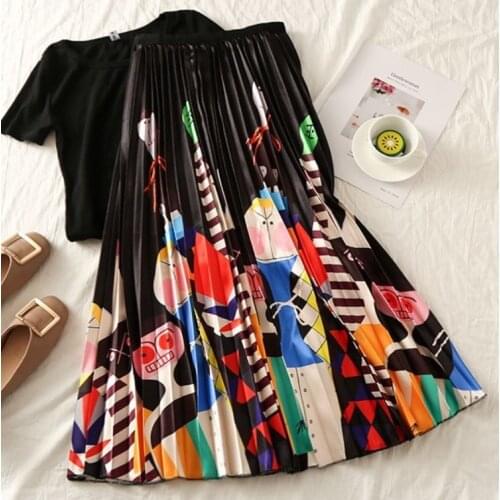 YINZCHIC Women's Pleated Skirts