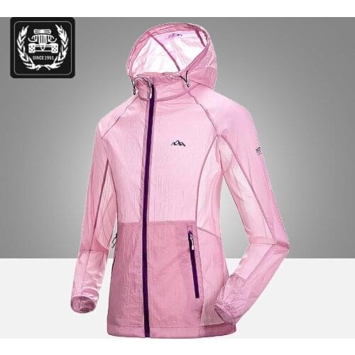 Women Outdoors Skin Clothes Climbing Camping Upf30 Sunscreen Coat Sunscreen sports Running Walking Travel Ultraviolet Shirt