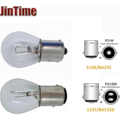 1pcs 1157 BAY15D P21W 1156 BA15S LED Car Reverse Brake Lamp Tail Turn Singal Light 12V Auto Scooter Indicator Parking Halogen