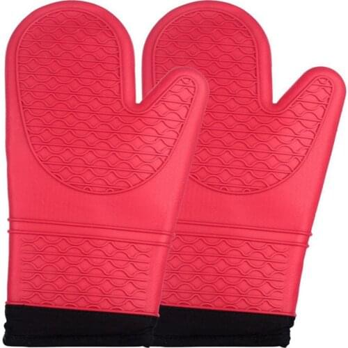 1Pc Non Slip Heat Insulated Glove Mitten Pot Pad Mat Microwave Oven Baking Tool перчатка для горячего Kitchen Accessories