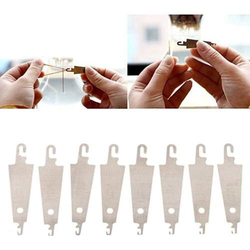 10Pcs Cross Stitch Stainless Steel Needle-Threading Tools for DIY Sewing Supplies Accessory