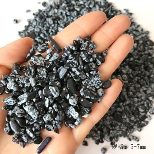 100g Natural Alabaster obsidian Tumbled Stones Crystals and minerals Aquarium flowerpot decoration Feng shui furnishing articles