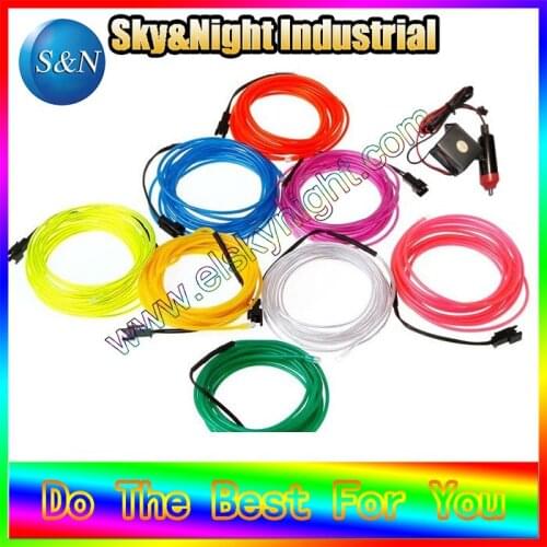 12V DC Inverter + 5 Meter EL Wire (2.3mm)+Mix Color Order Available+Free shippig