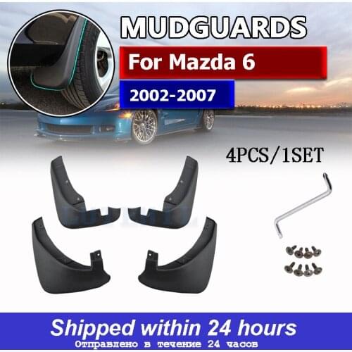 4Pcs OE Styled Mud Flaps For Mazda 6 Sedan 2002-2008 Mudflaps Splash Guards Mud Flap Mudguards Fender 2003 2004 2005 2006 2007