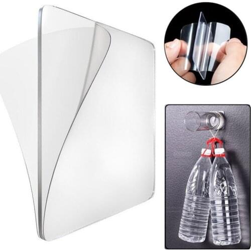 6*6cm Non Marking Double-Sided Sticker Tape Hooks Reusable Multi-function Use Auxiliary Adhesive Sticker Hooks Glue Tapes