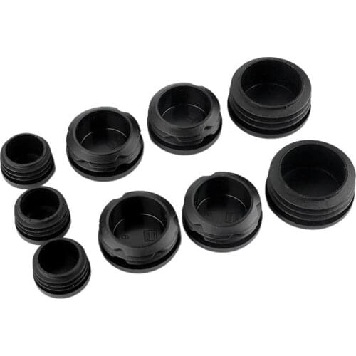 9 Pcs Frame Hole Cover Caps Plug Set Decoration quality durable black ABS plastic material fit for R1200GS LC ADVENTURE 17-UP