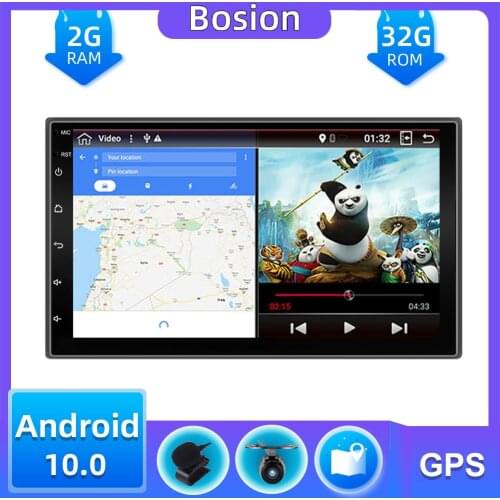 32G 2 din car radio gps android 10.0 car stereo cassette player recorder Radio Tuner GPS Navigation RDS 4G TV box DAB OBD