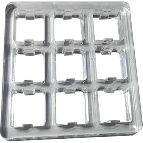 Switch Tester Base Transparent Acrylic Plate for cherry MX Switch Storage Base