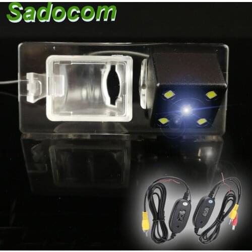 Wireless HD Car Rear View Camera For Fiat Freemont 2009~2014 Reverse Camera Parking Assistance Camera Night Vision LED Light