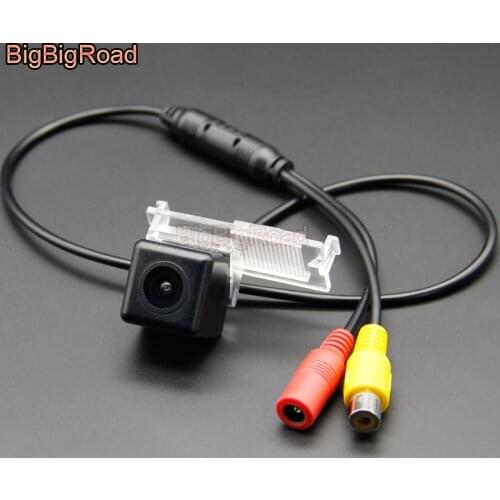 BigBigRoad Wireless Rear View Camera HD Color Image For Citroen C4 C Quatre Berlingo (B9) For Peugeot 208 307 Hatchback 307CC