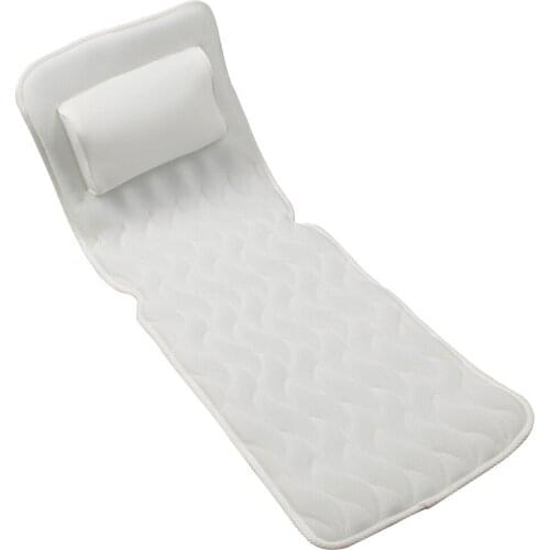 Household Quick Drying Non Slip Pillow, Spa Mattress, Bathtub Pad, Soft And Breathable, Super Thick Bathtub Pad, Large Mesh 3D