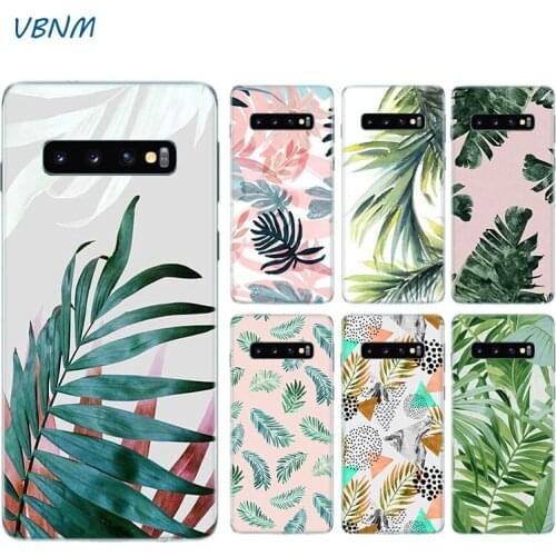 Candy Color Leaf Case For Samsung Galaxy S20+ S20 Ultra S10 S9 S8 Plus S10E S6 S7 Edge Note 20 8 9 10 Pro Cover