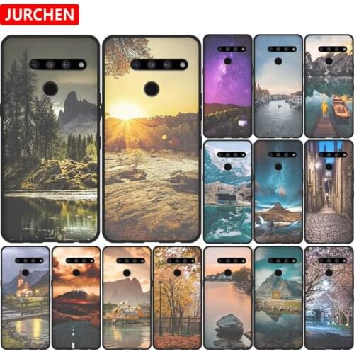 JURCHEN Cartoom Phone Cases For LG V50 Case Cover For LG V50 6.4"Case Soft TPU Silicone Back Cover Shell For LG V 50 Funda Case