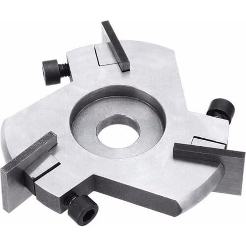 75mm 3 Blades Grinder Disc Wood Carving Woodworking Detachable Root Milling Cutter