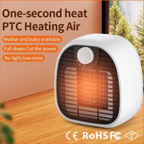 1000W Electric Heater Fan Home Office Desktop Electric Wall Heater Hand Warmer Air Fan Heaters Mini Portable Warmer Machine