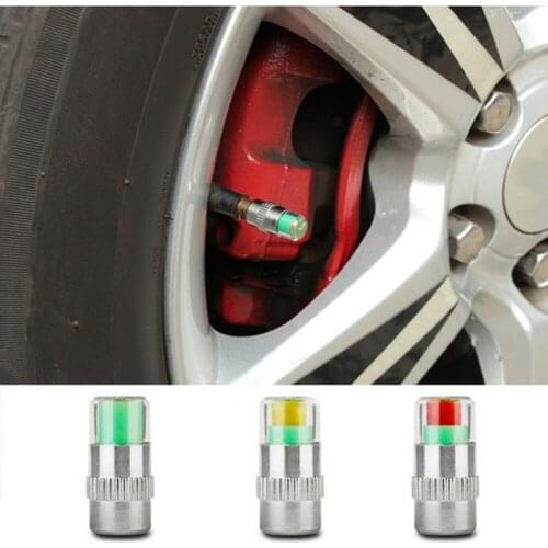 4pcs Car Tire Air Pressure Valve Stem Caps Sensor Indicator For Suzuki SX4 SWIFT Alto Liane Grand Vitara Jimny S-Cross