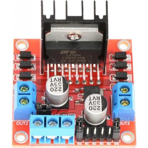 L298N Module H Bridge Driver Board Module for Stepper Motor Smart Car Robot DC Stepper Motor Driver Controller Board