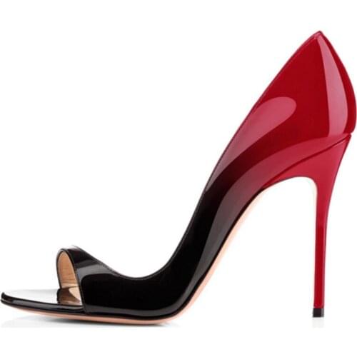 2019 new stiletto heels fish mouth sandals back with fashion shoes explosions large size