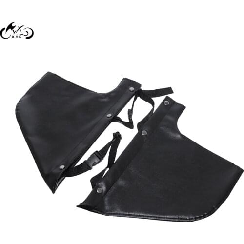 Motorcycle Black Soft Lowers Chaps Leg Warmer Fairing For Victory Vegas Kingpin Jackpot 8 Ball Hammer Boardwalk Judge 2006-Up