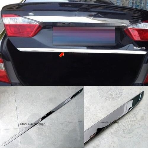 Stainless steel For Toyota Aurion Altis Camry Asian 2012-2017 Rear Trunk Door Cover Trim Tail Gate Moulding Sticker Styling 1pcs