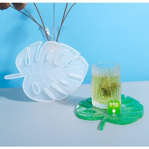 NOT AS LONG diy Crystal Epoxy Silicone Mold Coaster Mold Leaf Maple Leaf Rhombus Making Mirror Creative Handmade Jewelry