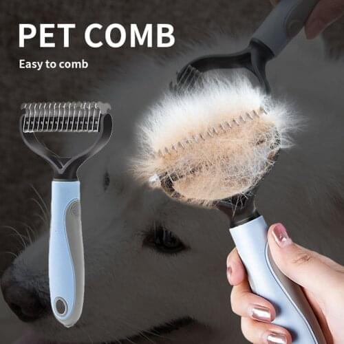 Dog Brush Pet Comb Pet Grooming Brush Dog Hair Remover Pet Grooming Hair Brush Pet Hair Remover Dog Grooming Pet Brush