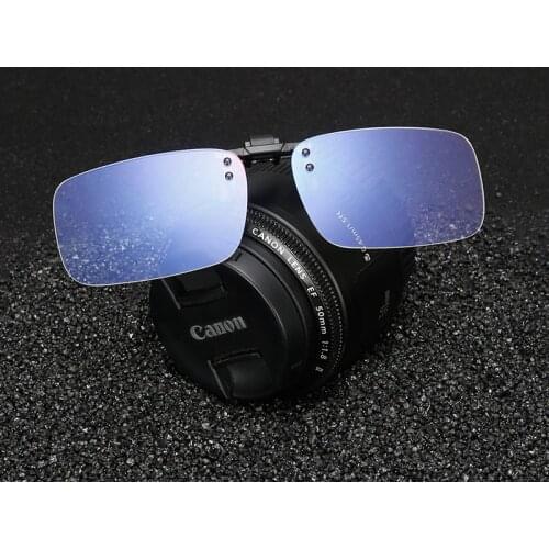 Unisex Eyeglasses Anti Blue Ray Clip-on Clip Lens For Light Computer Phone Game TV Working Eyewear Glasses Women Men