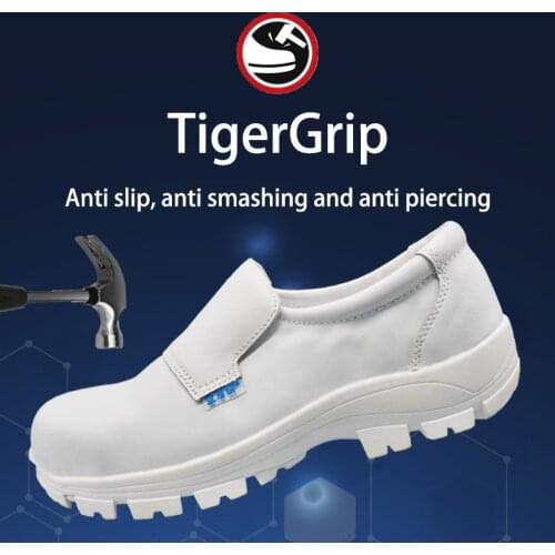Tigergrip Mens Safety Shoes Work Shoe Steel Toe Comfortable Lightweight Breathable Construction Kitchen Protective shoes
