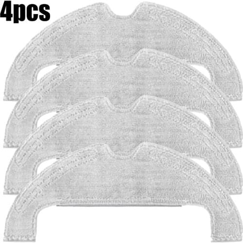 4 Pack Reusable Mop Cloth For Dreame Bot Z10 Pro L10 Plus Vacuum Cleaner Parts Household Cleaning Appliance