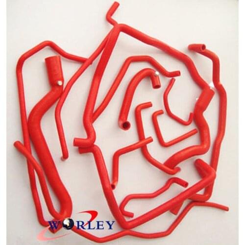 REINFORCED RED SILICONE COOLANT HOSE FOR RENAULT 5 GT TURBO PHASE 1 1985 1987 1986
