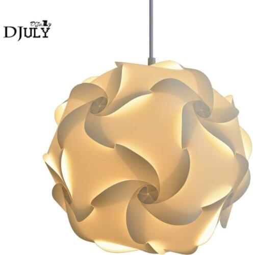 Japanese style Heavy flower resin diy Assembled pendant light for living room bedroom creative dining room hanging lamp fixtures