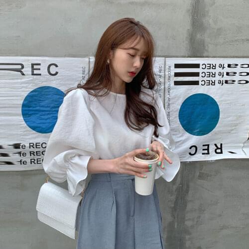 2 Piece Sets Womens Outfits Spring Blouse Women Shirt Long Sleeve High Waist Pants Wide Leg Womens Trousers Two Piece Set Office