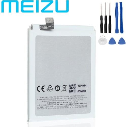 100% MEIZU New Original BT42 Battery 3100mAh Battery For MEIZU M1 Note BT-42 Smart Phone Bateria Batterie Baterij In Stock