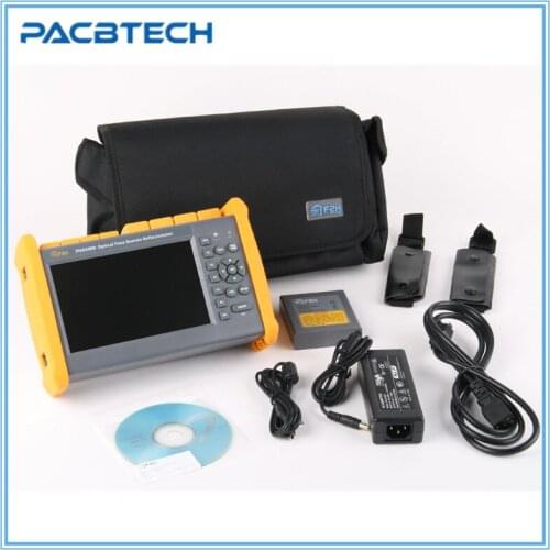 1310/1550nm 35/33 dB Built-in VFL & Power meter & Laser source SM Optical Fiber OTDR Tester FC/UPC