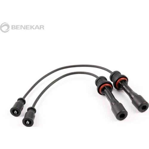 2pcs/set Car Engine Spark Plug Ignition Wire Cable for Mazda Protege 1.6L L4 99-03