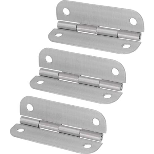 3 Pack Cooler Stainless Steel Hinges for Ice Chests, Cooler Stainless Steel Hinges Replacement Set with Screws
