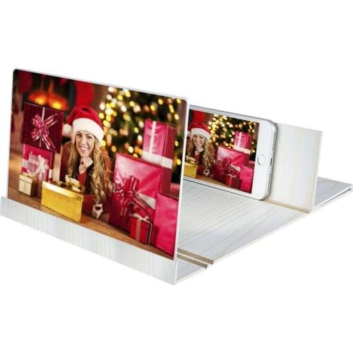 3D Screen Magnifier Mobile Smartphone Video Amplifier Wooden Phone Enlarger Desktop Stand Holder Portable Home Cinema Dropship
