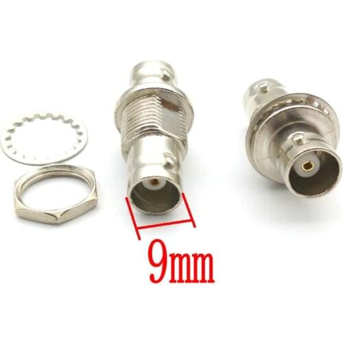 50pcs/100pcs BNC Panel Mount Coupler, BNC Female to BNC Female connectors