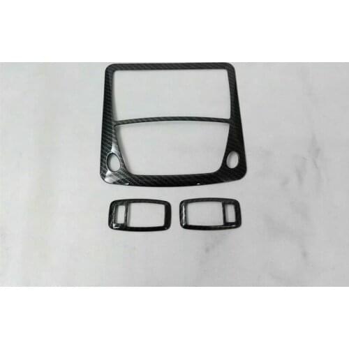 Car-Styling Accessories For Nissan X-Trail Rogue T32 2014-2017 2018 Reading Light Lamp Cover Trim ABS Carbon Fiber Decoration