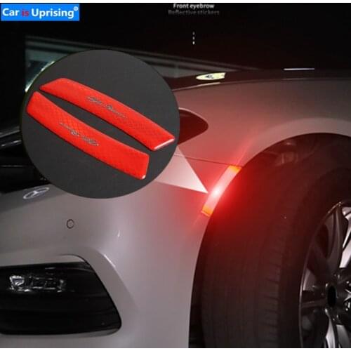 2pcs car anti collision strip bumper crash bar anti rub Sticker for ALFA ROMEO 147 159 mito Stelvio Giulia giulietta Car styling