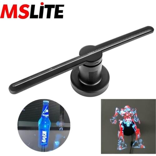 Free Shipping WIFI 3D Hologram Display Projector Fan Remote Control Mall/Store/Supermarket Led Advertising Promotion Machine