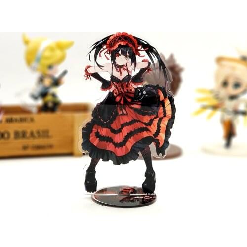 Date A Live Kurumi Tokisaki acrylic stand figure model double-side plate holder cake topper anime