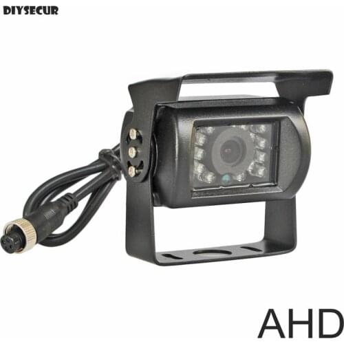DIYSECUR AHD 4PIN 12V DC Camera Waterproof Van Bus Lorry Car Rear View Reversing Parking Camera IR Night Vision