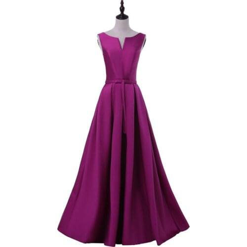 V-neck Double shoulder prom dress long a-line red elegant stain formal evening party dresses robe de soiree free shipping